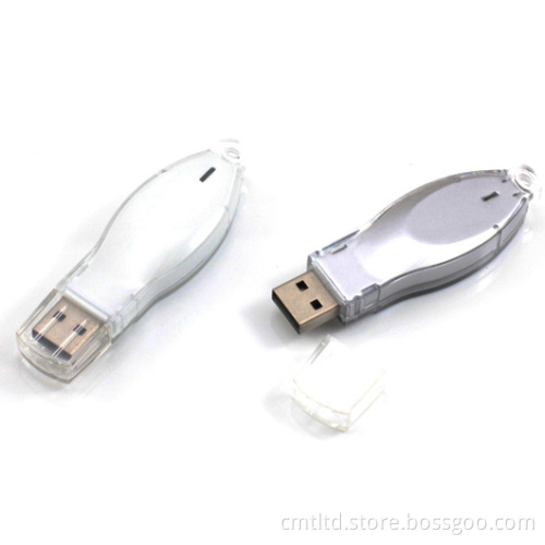 Promotional Customized USB Flash Drives Wasp with Light up Logo